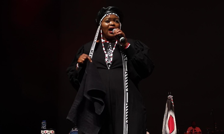 The submission deadline is 22 February. In the photo: Buhlebendalo performing at the South African State Theatre in Pretoria. Photo: SAST