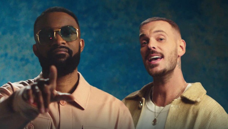 Fally Ipupa et Matt Pokora dans "Juste une fois". (Photo) : Facebook/Fally Ipupa..
