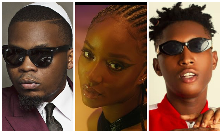Olamide, Aystarr et Bella Shmurda.