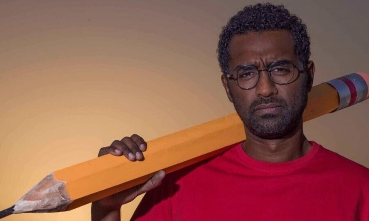 The ideal candidate should be fluent in English and French or Arabic. In the photo: Exiled Sudanese artist and political cartoonist Khalid Albaih. Photo: ARC