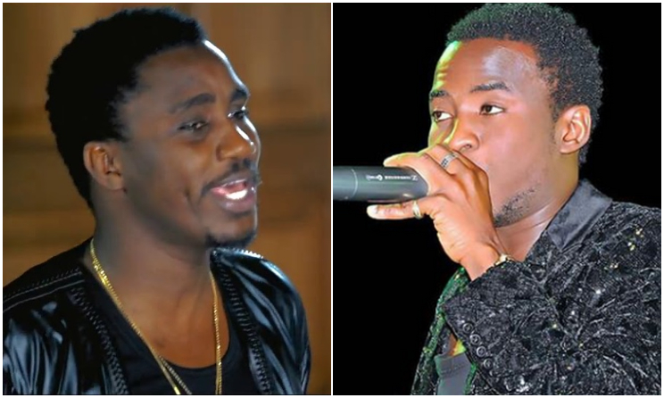 Les chanteurs sénégalais Wally Seck et Sidy Diop.