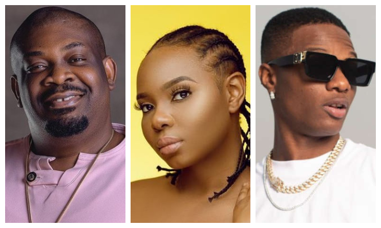 Don Jazzy, Yemi Alade et Wizkid.