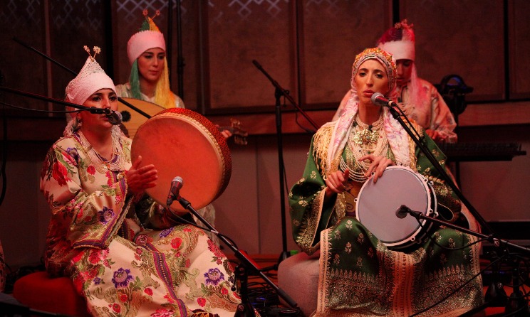 The Hadra Chefchaouinia group performing at Visa For Music's seventh edition. Photo: Samir iKioui