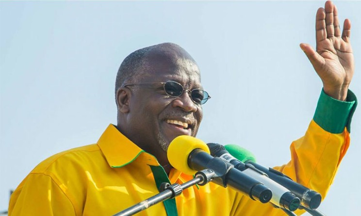 The late Tanzanian President John Magufuli.