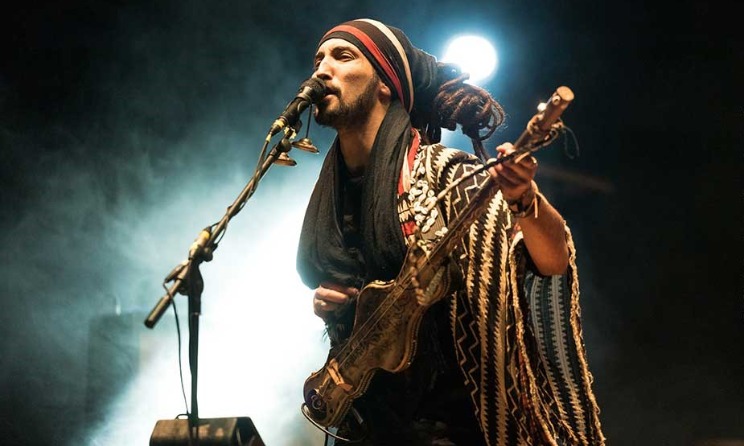 The deadline for the second round of applications is 15 May 2021. In the photo: Aywa band lead singer Adi Smaali (Egypt). Photo: Hakim Anthony Joundy