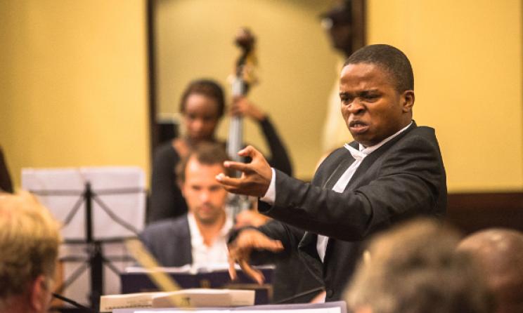 The organisers will cater for travel and accommodation fees. In the photo: Tanzanian conductor Hekima Raymond.
