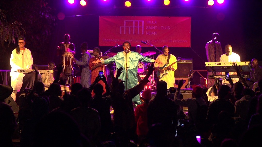 Baaba Maal en concert à la Villa Saint-Louis Ndar (Photo) : Facebook officiel.