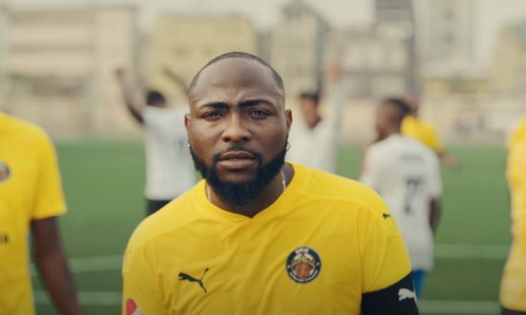 A still taken from Davido’s latest video.