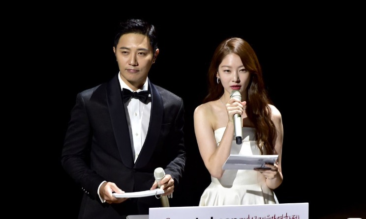 South Korean actors Jin Goo and Gong Seung-yeon at the 16th Jecheon International Music and Film Festival. Photo: Jecheon City