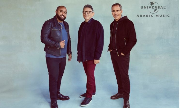 Wassim ‘Sal’ Slaiby, Sir Lucian Grainge and Monte Lipman.