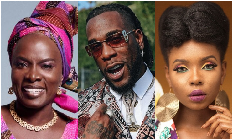 Angélique Kidjo, Burna Boy et Yemi Alade.