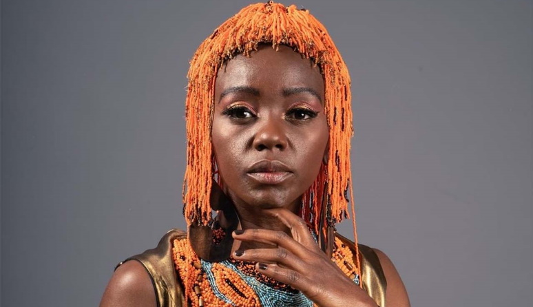 Gabonese artist Pamela Badjogo.