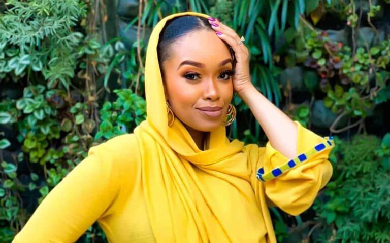 The event was hosted by Dineo Langa (pictured), Mpho Pops and Graeme Richards.