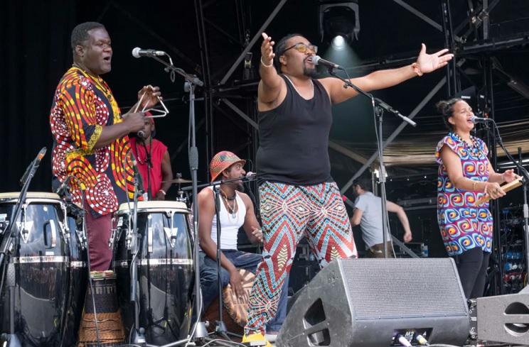 Le groupe Lindigo, originaire de la Réunion. (Photo) : Getty/David Corio/Redferns.