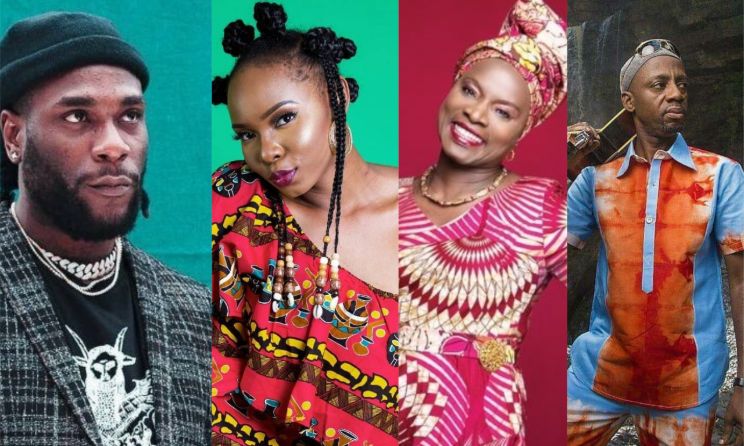 Burna Boy, Yemi Alade, Angélique Kidjo and Rex Omar.