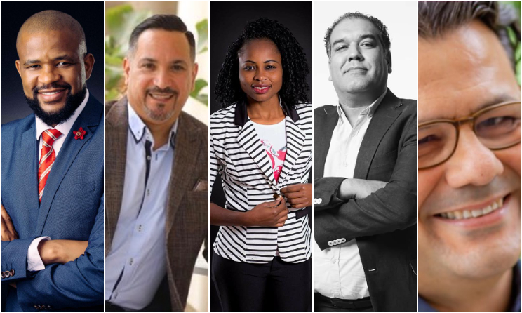 Eddie Hatitye, Furat Qaddouri, Ramzy Jebabli, Josiane Maténé et Youssef J. Kamal