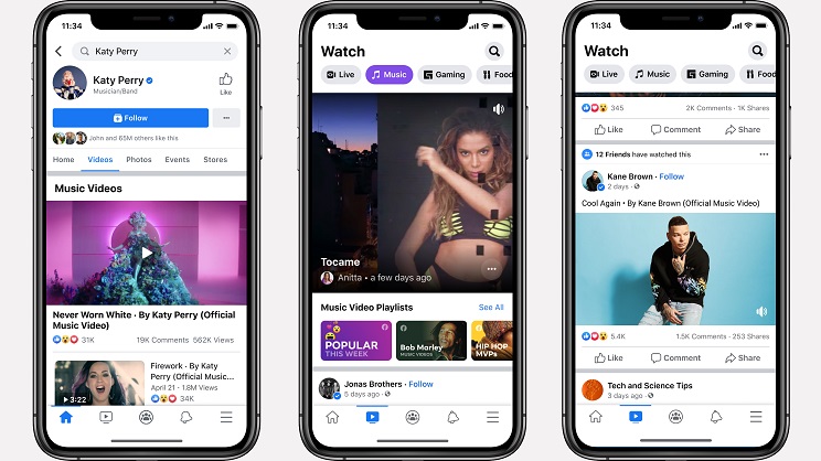 Les artistes indépendants peuvent désormais distribuer leur musique sur Facebook. (Photo) : Facebook.