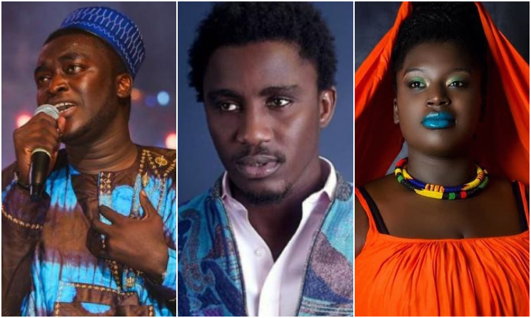Fulgence Gackou, Wally Seck et Kya Loum.