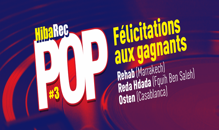 Les gagnants HIBA_Rec#3, session pop