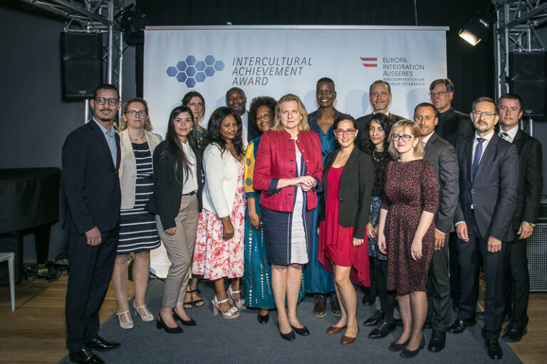 Les lauréats de l'Intercultural Achievement Award en 2018 (Photo) : jicc.org.il