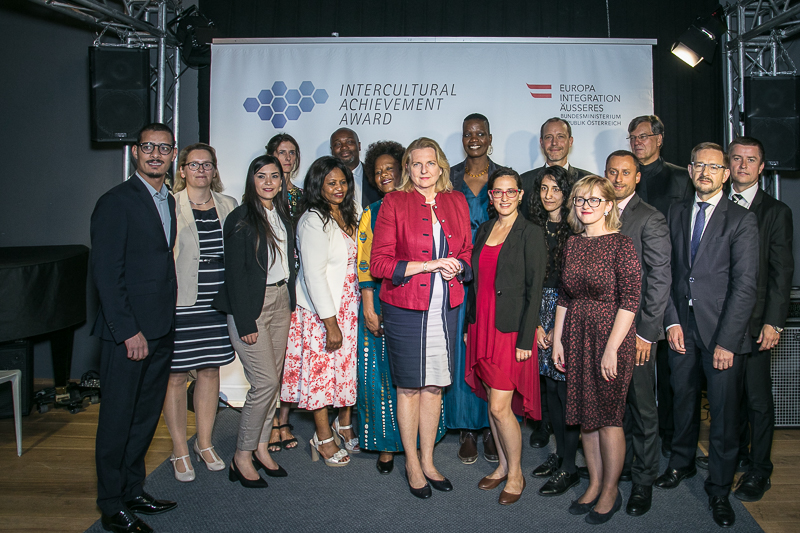 Les lauréats de l'Intercultural Achievement Award en 2018 (Photo) : jicc.org.il