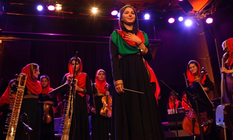 Afghan women’s orchestra Zohra. Photo: Khaama
