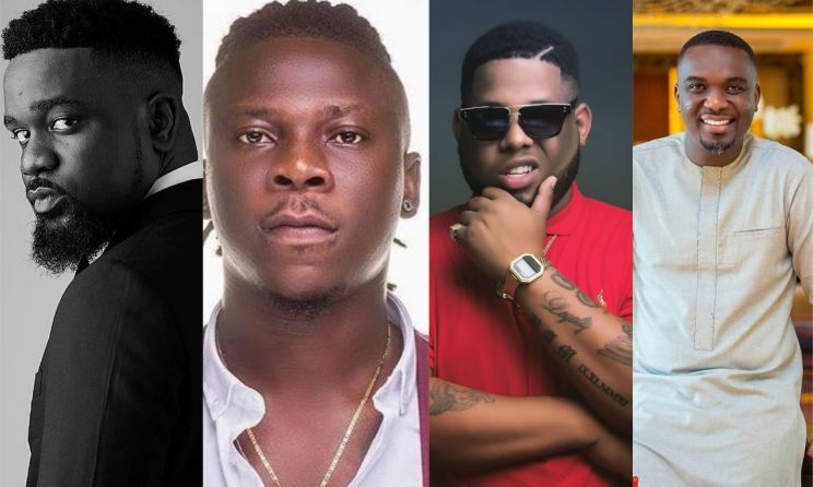 Sarkodie, Stonebwoy, D-Black and Joe Mettle.