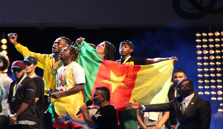 L'équipe camerounaise médaille d'or catégorie Hip Hop lors de la 8e édition.