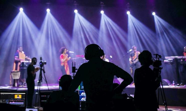Uganda’s Afrigo Band performing during a Fezah Live event that was supported by Music In Africa Live in 2020.