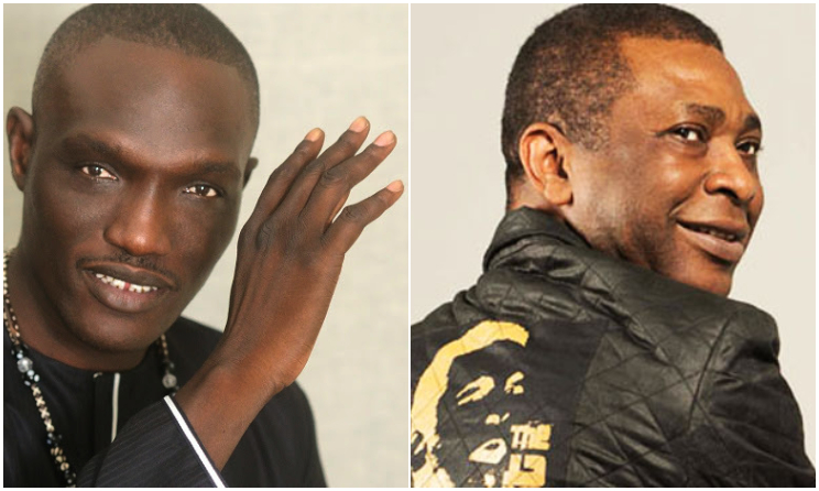 Les chanteurs sénégalais Aliou Mbaye Nder et Youssou N'Dour.