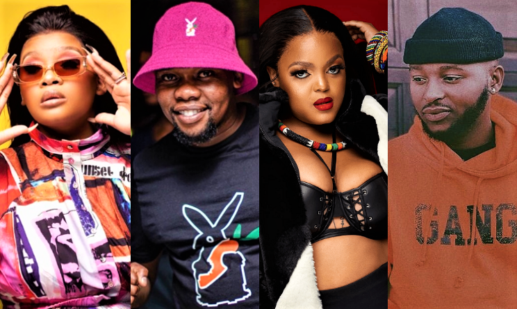 Amapiano hitmakers DJ Lady Du, De Mthuda, DBN Gogo and Sir Trill.