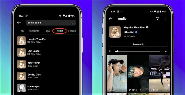 The new feature provides a list of registered songs on the platform.