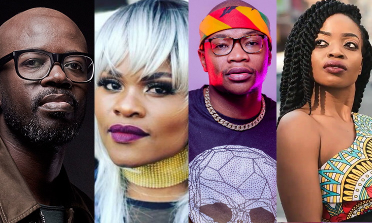 Black Coffee, Mpumi, Master KG and Zanda Zakuza.