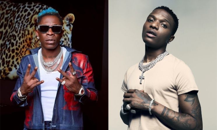 Shatta Wale and Wizkid.