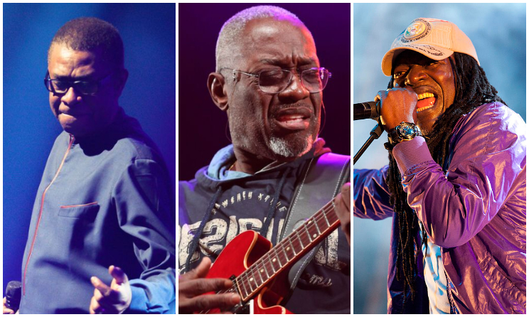 Youssou N'Dour, Jacob Desvarieux et Alpha Blondy.