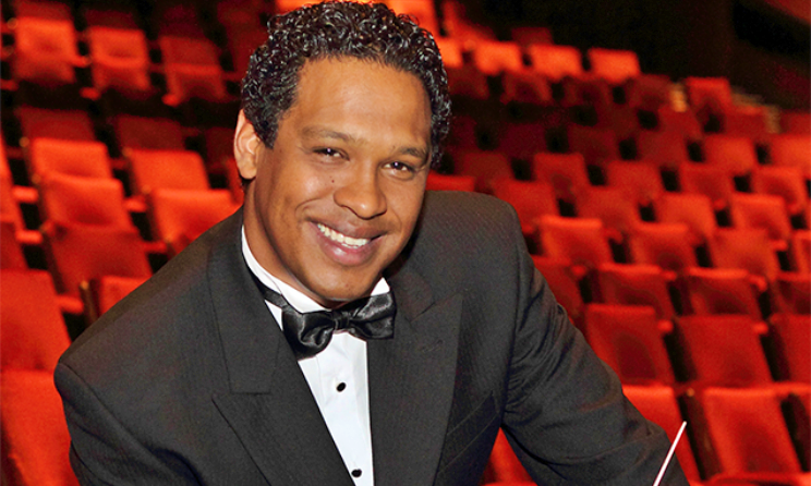 Resident conductor of Cape Town Philharmonic Orchestra Brandon Phillips.