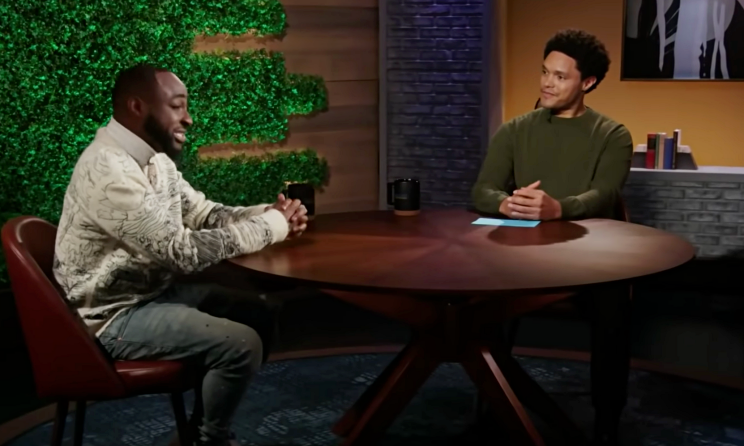 Davido spoke to Trevor Noah about his sound and the popularity of Afrobeats around the world. Photo: YouTube