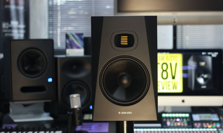 The ADAM Audio T8V studio monitor.