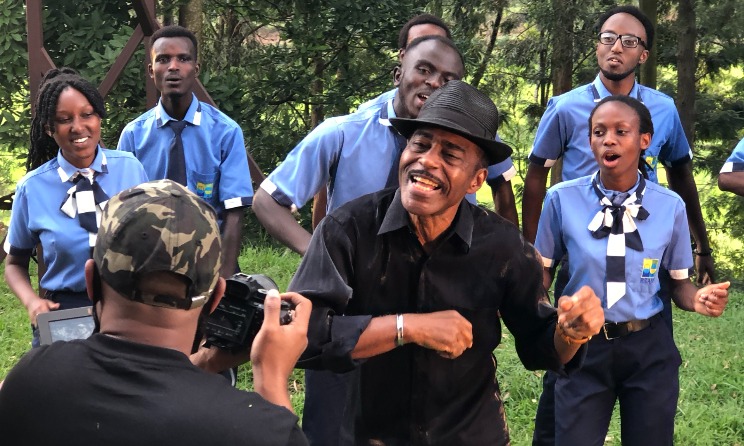 Vasti Jackson during the making of the ‘Rwandaful’ video. Photo: Africa In Colors