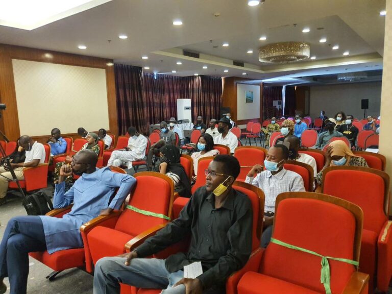 Les participants au salon journalistique Ndadje 2021 (Photo) : Facebook Officiel du Goethe-Institut Sénégal.