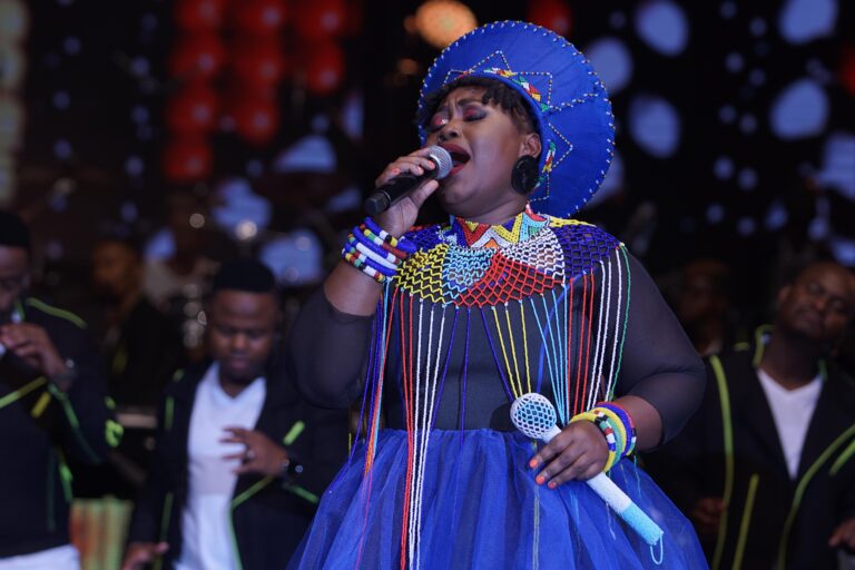 Joyous Celebration singer Samkelisiwe Mkhize.