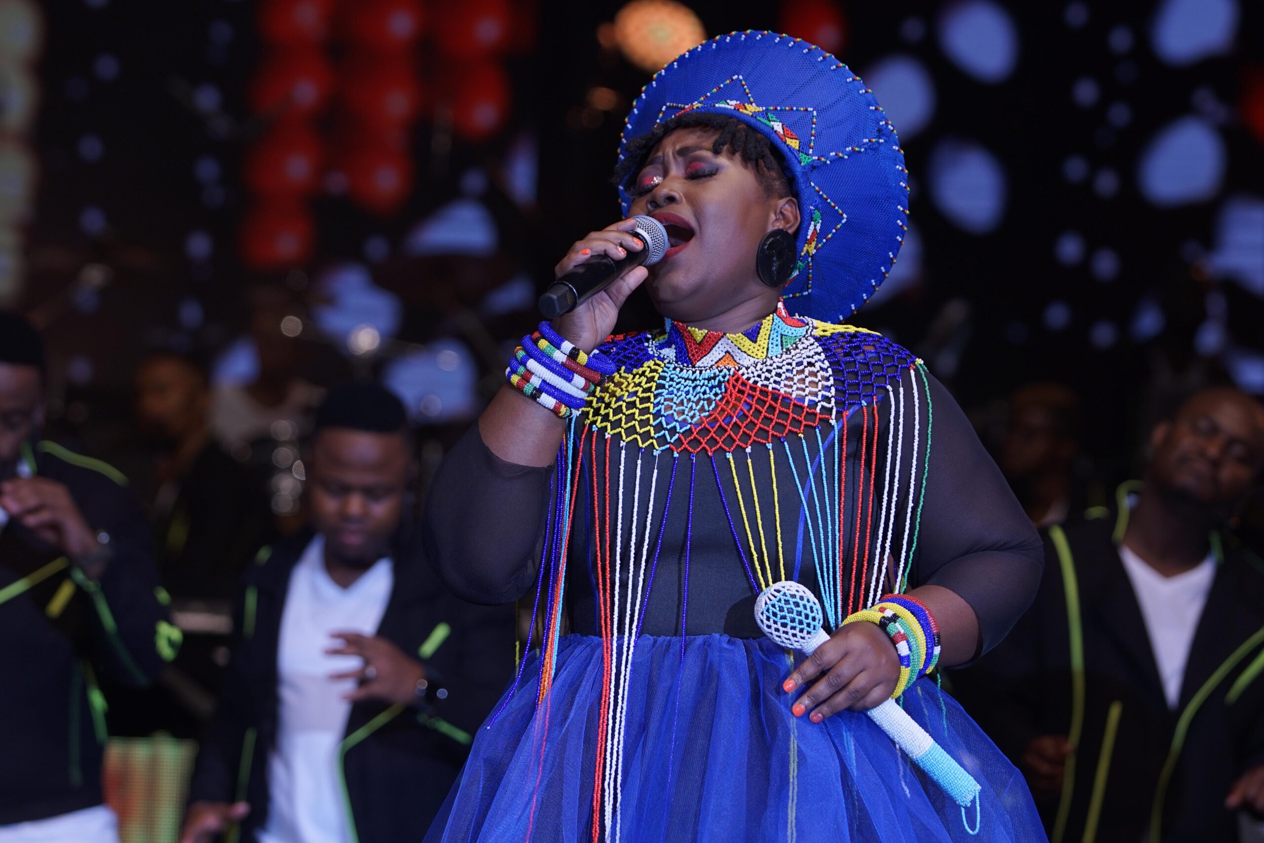Joyous Celebration singer Samkelisiwe Mkhize.