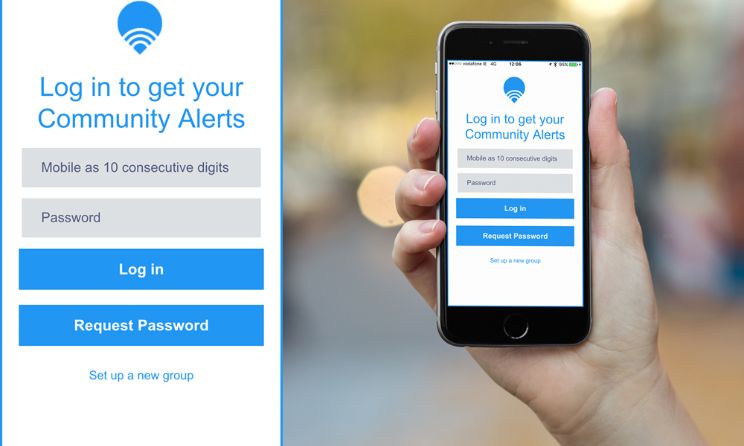 The app allows artists to text their fans directly.