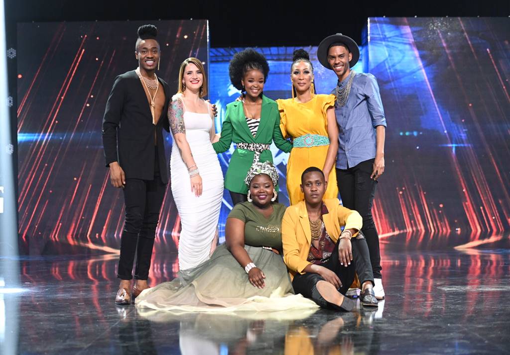 Idols SA’s top seven contestants.