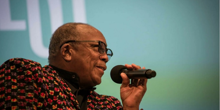 Quincy Jones, co-fondateur de Qwest TV. (photo) : FFJM 2017/Anne-Laure Lechat