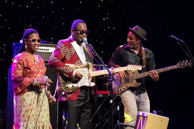 Le couple de musiciens maliens Amadou et Mariam. (Photo) : Alan Lawrence