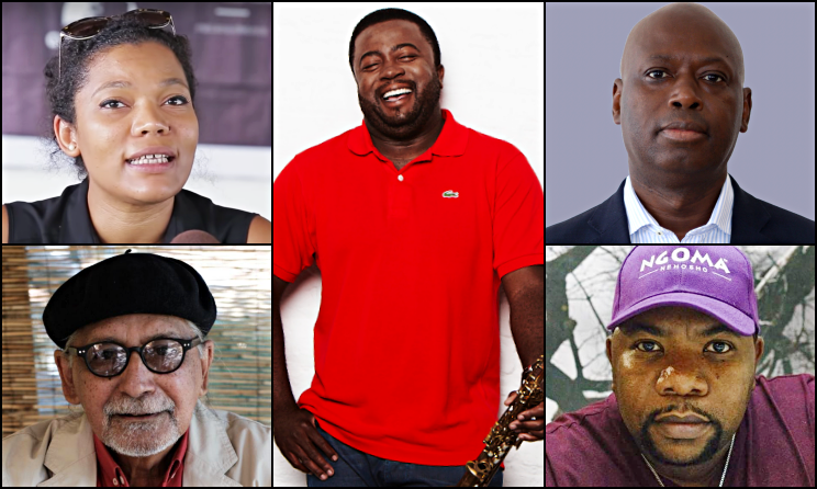 Aziza Ongala, Rashid Lombard, Moreira Chonguica, Dudu Sarr and Walter Wanyanya,