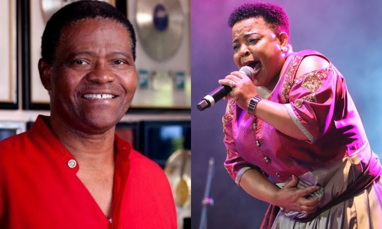 The late Joseph Shabalala and Rebecca Malope.