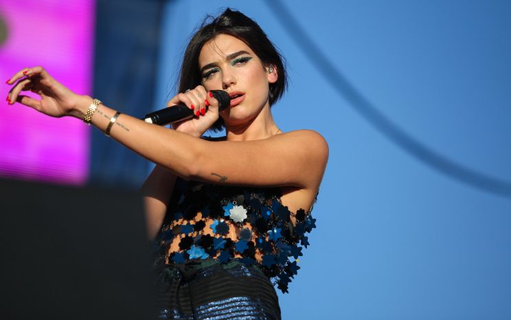 Dua Lipa was among Warner Music Group's best-selling artists in its fourth quarter.