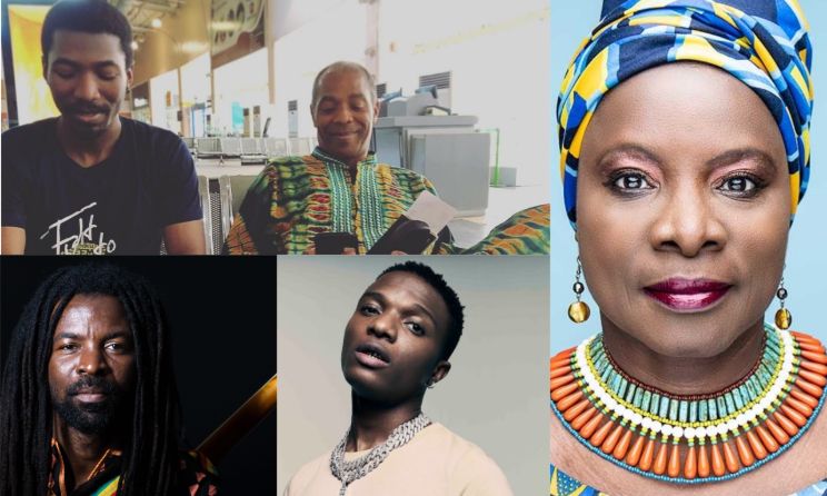 Made and Femi Kuti, Rocky Dawuni, Wizkid and Angélique Kidjo.